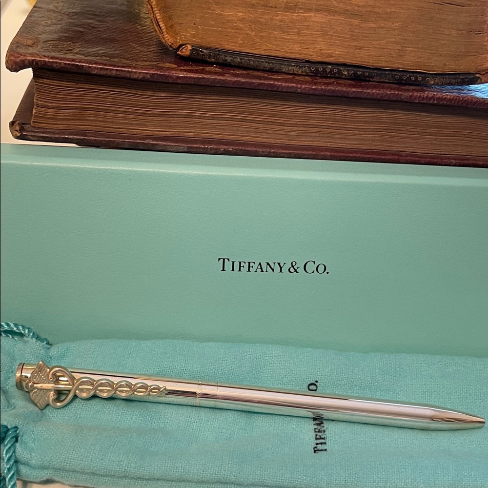 Tiffany & Co. Silver Spiral Pen